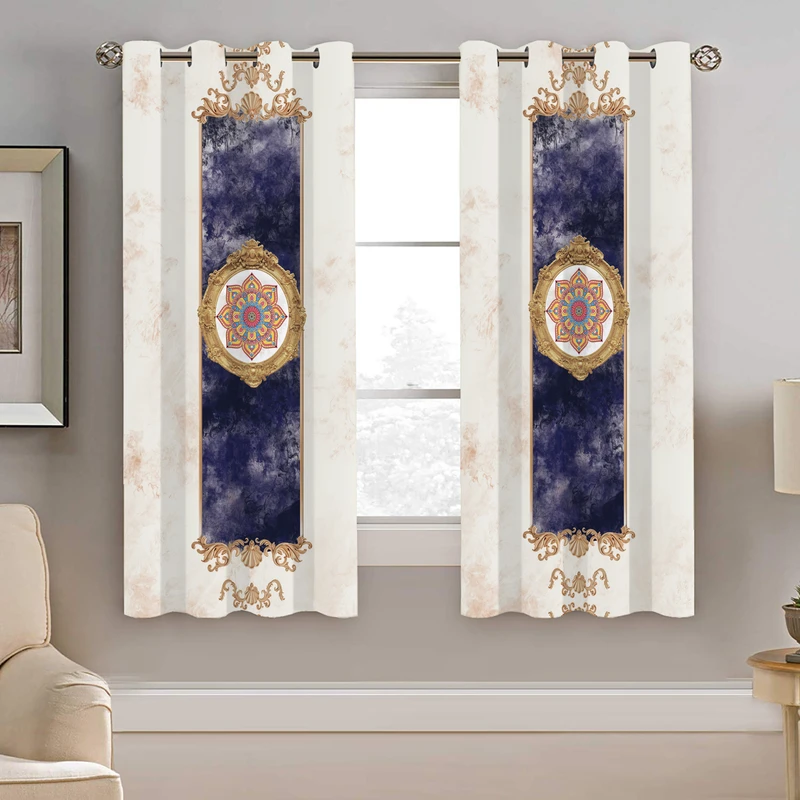 پرده نیروانا طرح سنتی مدل مخمل کد 8433 سایز 140×200 سانتی متر