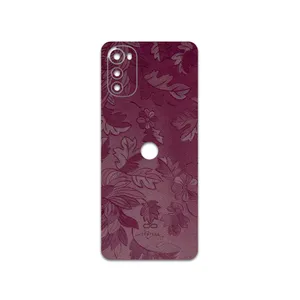 MAHOOT Red-Wildflower Cover Sticker for Motorola Moto E32s