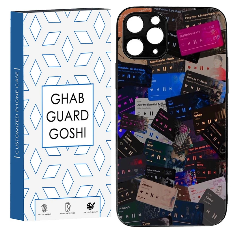 کاور قاب گارد گوشی طرح موزیک کد TPU-264 مناسب برای گوشی موبایل اپل IPHONE 12 pro max