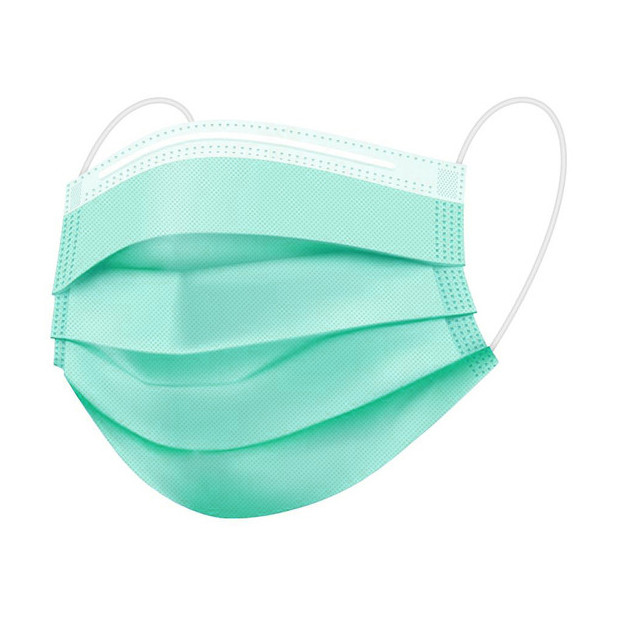 ماسک تنفسی مدل سه لایه ملت بلون کد H4 بسته 50 عددی