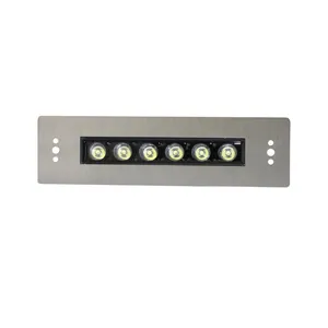 چراغ استخری لدمن 6 وات مدل توکار استیل کد 6ST