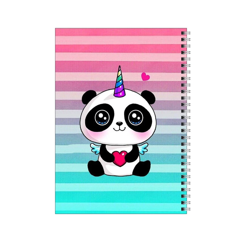 دفتر مشق 100 برگ بامبیلیپ طرح پاندا و کلاه تولد کد 1928017