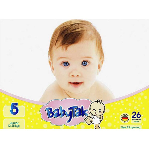 پوشک بیبی تک سایز 5 بسته 26 عددی