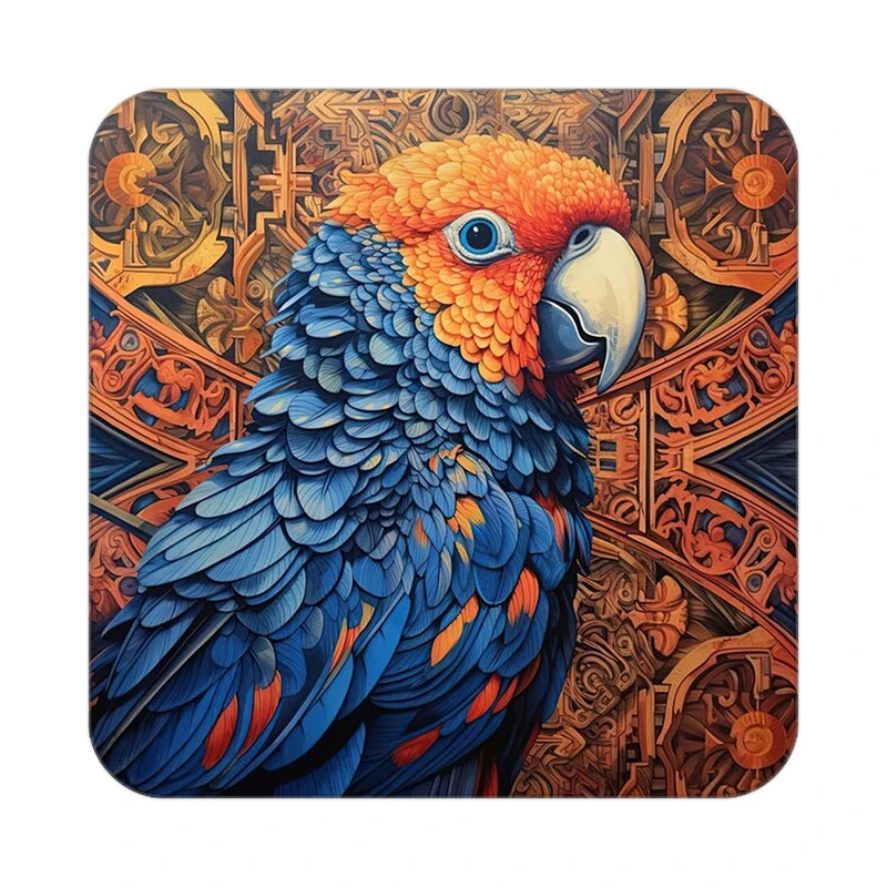 زیر لیوانی کاکتی طرح حیوانات رنگی مدل mp26403