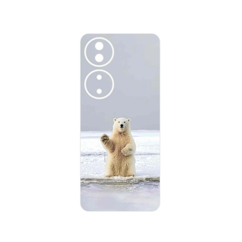 برچسب پوششی ماهوت مدل Polar_bear مناسب برای گوشی موبایل آنر X7b