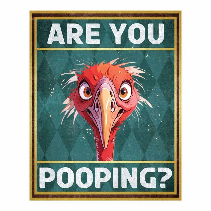 پوستر مدل پرنده دیوارروی دستشویی بچه‌ها