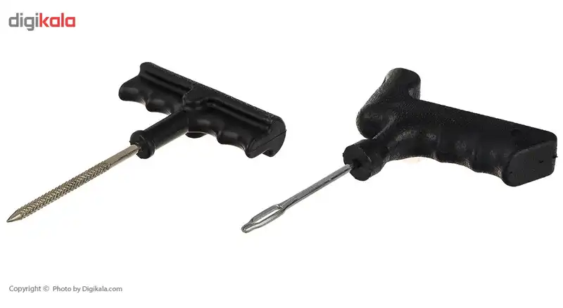 مجموعه 7 عددی ابزار پنچرگیری لاستیک خودرو کمل مدل 15-237