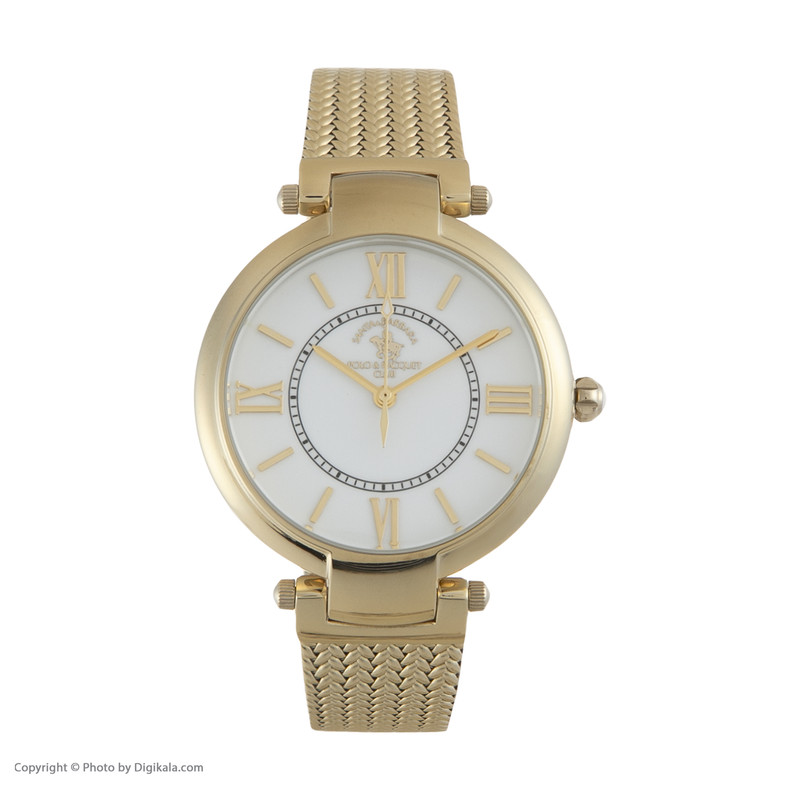 ساعت مچی عقربه ای زنانه سانتا باربارا پولو راکت کلاب مدل SB.1.10112-2