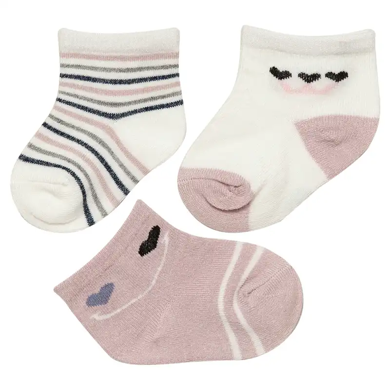 جوراب نوزادی فیلاردی کد 2723 مجموعه 3 عددی