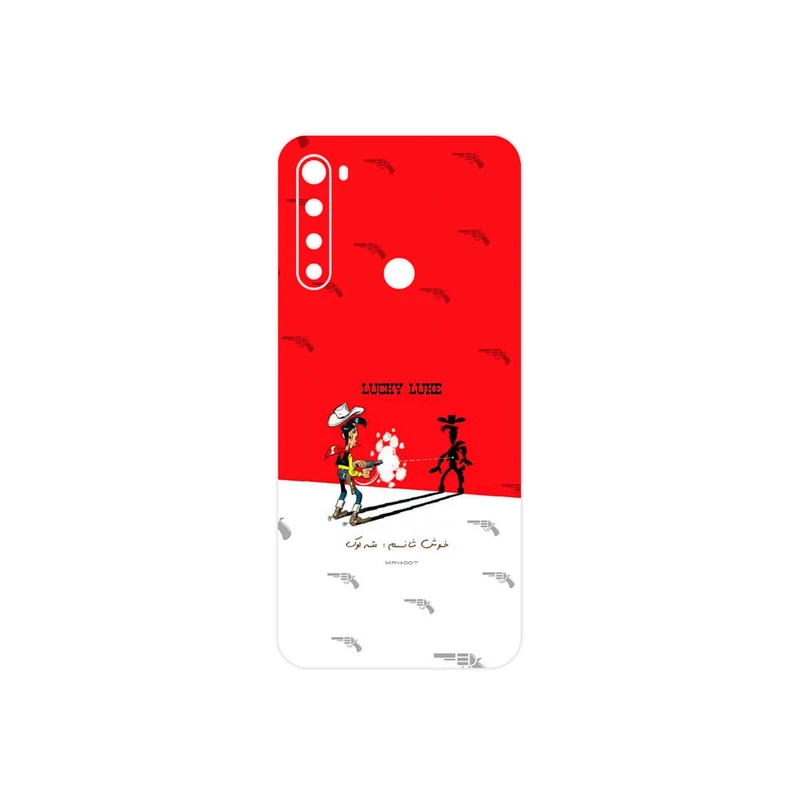 برچسب پوششی ماهوت مدل Lucky Luke مناسب برای گوشی موبایل شیائومی Redmi Note 8T