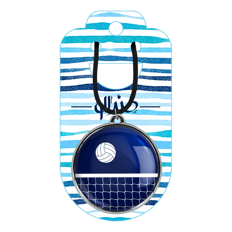 گردنبند خندالو مدل والیبال Volleyball کد 2642026419