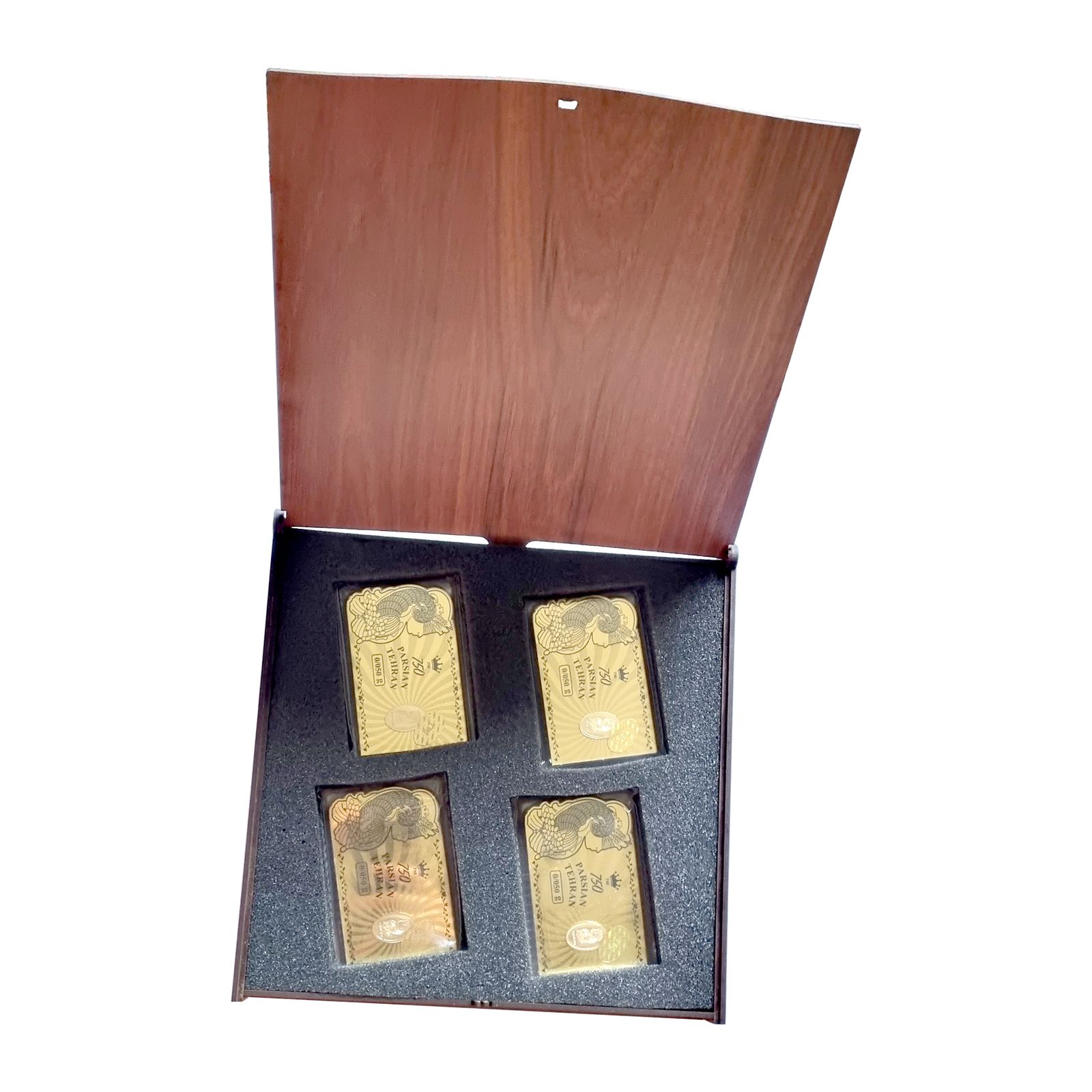 شمش طلا 18 عیار سین سان مدل SN1001 بسته 4 عددی -  - 4