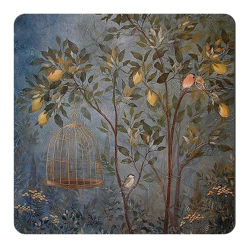  مگنت طرح نقاشی درخت لیمو و قفس کد wmg820