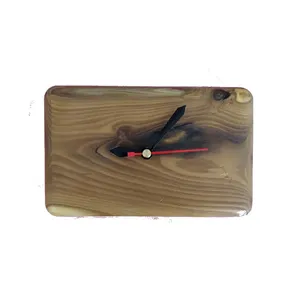 ساعت رومیزی چوبی مدل آفیس کد 004