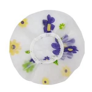  کلاه رنگ مو طرح گل کد mm17