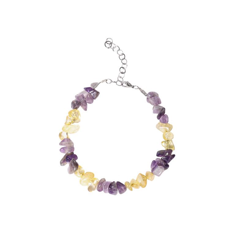 دستبند مدل سیترین و آمتیست دستبند مدل سیترین و آمتیست