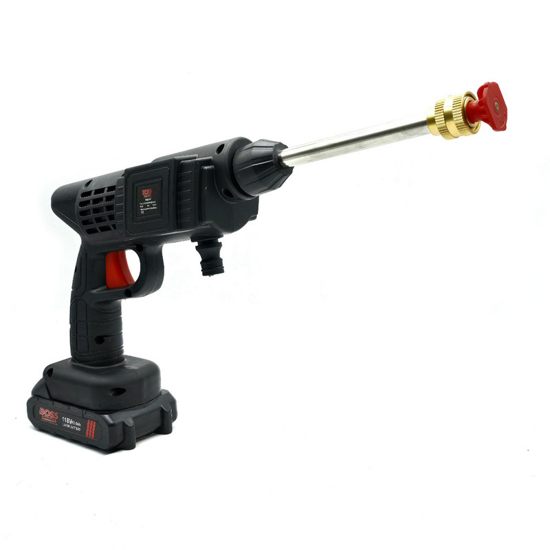 کارواش و سمپاش شارژی 6.5 بار 118 وات باس مدل BS2204 مجموعه 10 عددی