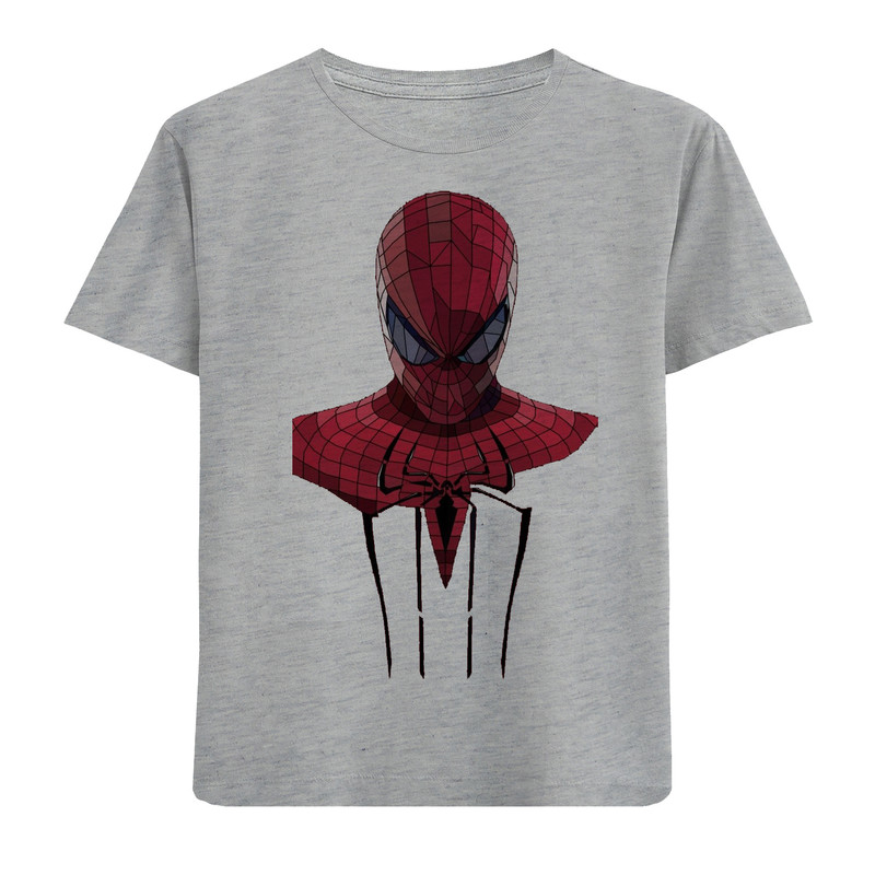 تی شرت آستین کوتاه پسرانه مدل مرد عنکبوتی N169