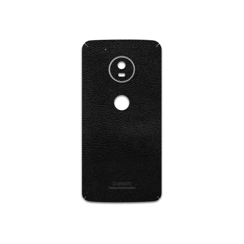 برچسب پوششی ماهوت مدل Black-Leather مناسب برای گوشی موبایل موتورولا Moto G5
