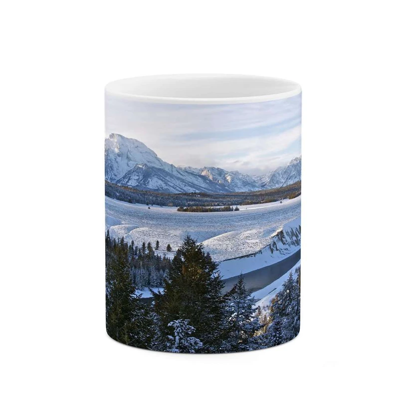 ماگ کاکتی مدل منظره برفی کد mgh15028