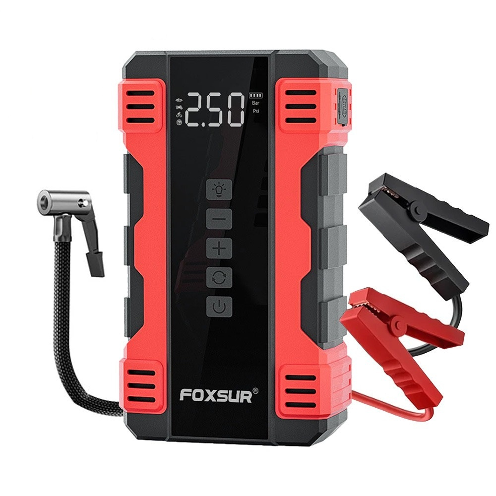 کمپرسور هوا و جامپ استارتر شارژی فاکسسور مدل(12V) FJS-960