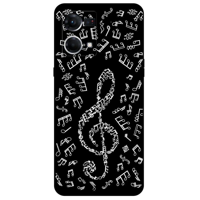کاور مگافون طرح نوت موسیقی مدل 1370 مناسب برای گوشی موبایل اوپو Reno 7