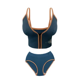 ست شورت و نیم تنه زنانه مدل BL-022-ZIP