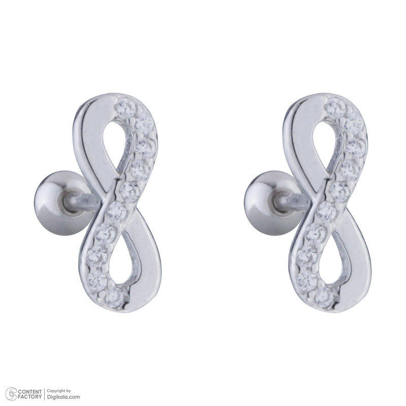 پیرسینگ نقره زنانه مایا ماهک مدل MSP028 بسته 2 عددی