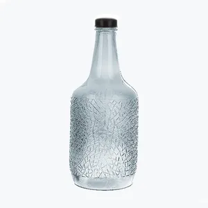 بطری مدل شیشه طرح دار کد 66