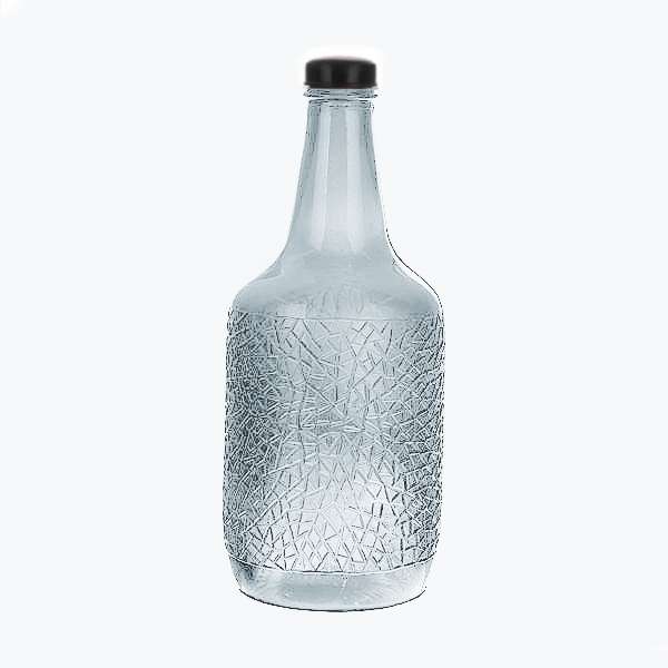 بطری مدل شیشه طرح دار کد 66