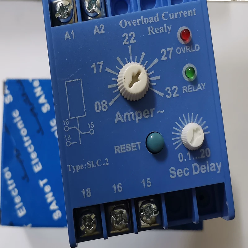 عکس شماره 4 : رله کنترل بار تابلو فرمان آسانسور صانت الکتریک مدل slc-1