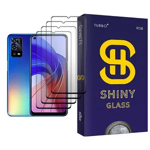 Atouchbo Shiny Glass MIX004 Screen Protector For Oppo A55 Pack Of 4