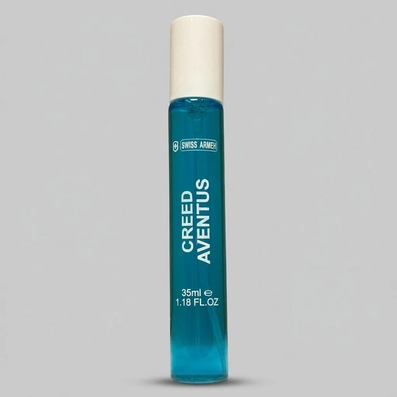 عطر جیبی مردانه سوئیس آرمه مدل CREED AVENTUS با رایحه خنک حجم 35 میلی‌لیتر