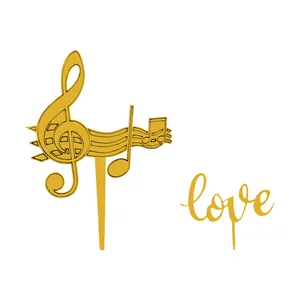 تاپر کیک هانستو مدل نت موسیقی کد TP075 مجموعه 2 عددی