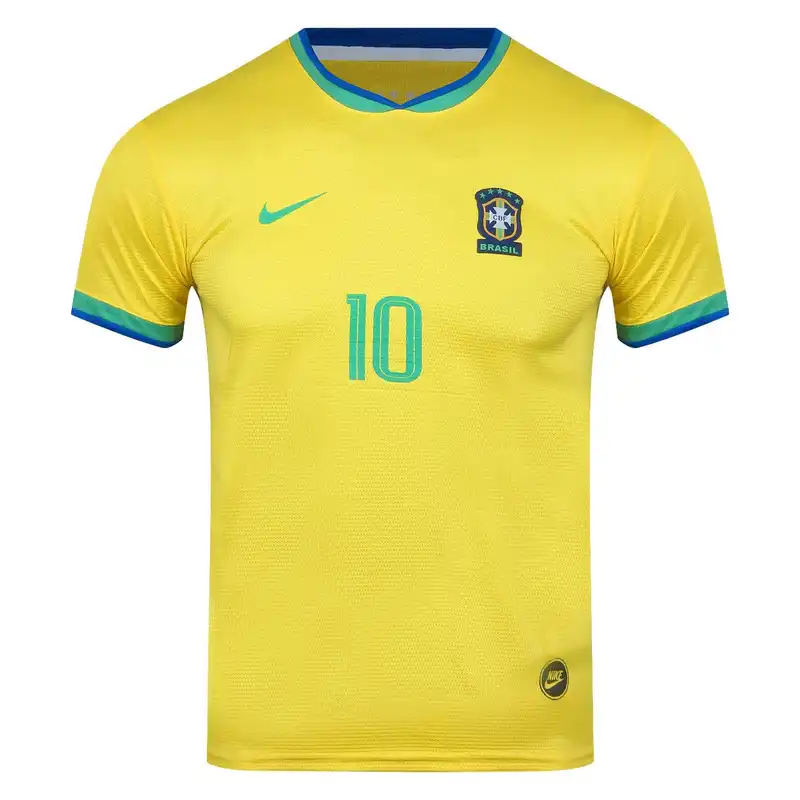 ست شش تکه لباس ورزشی مردانه طرح برزیل مدل نیمار 2024