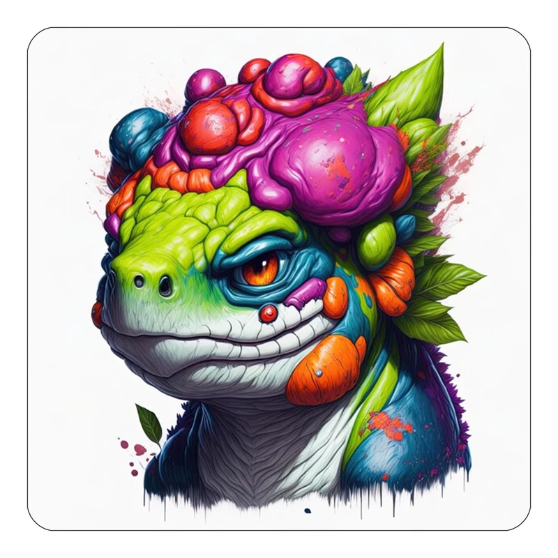 مگنت کاکتی طرح حیوانات رنگی مدل mp26381