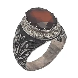 انگشتر نقره مردانه مدل 1045