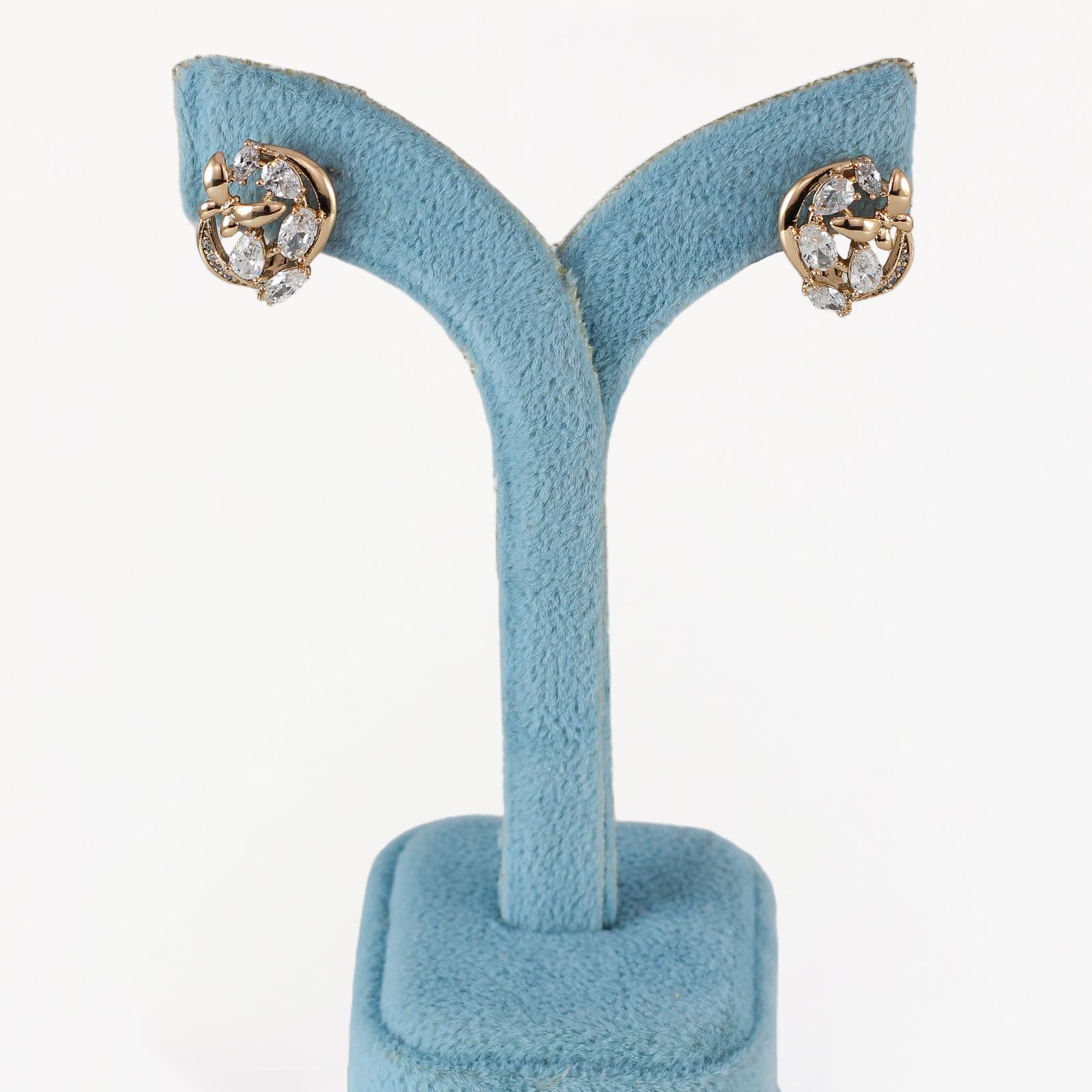 گوشواره زنانه ژوپینگ مدل پروانه کد AAC866 - - 3