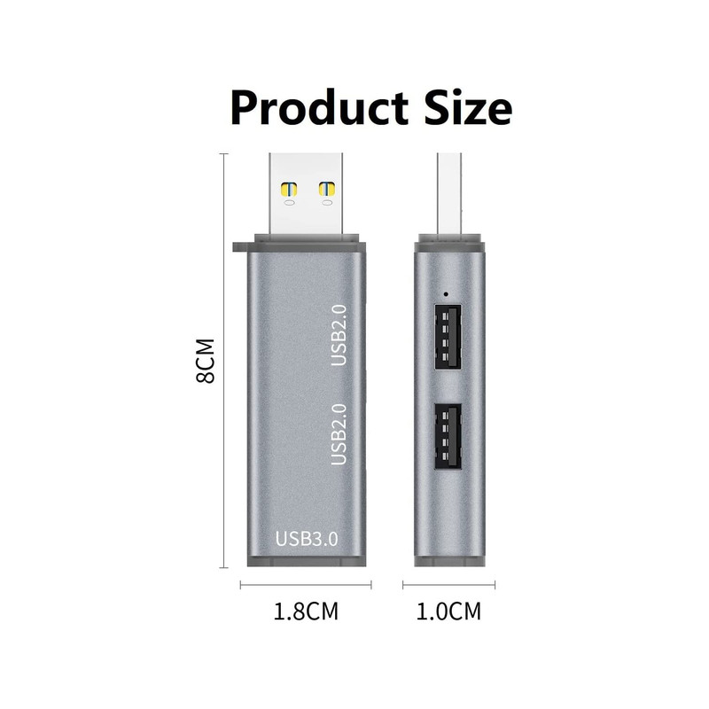 هاب 3 پورت USB 3.0 مجنتیک مدل ADS-302A