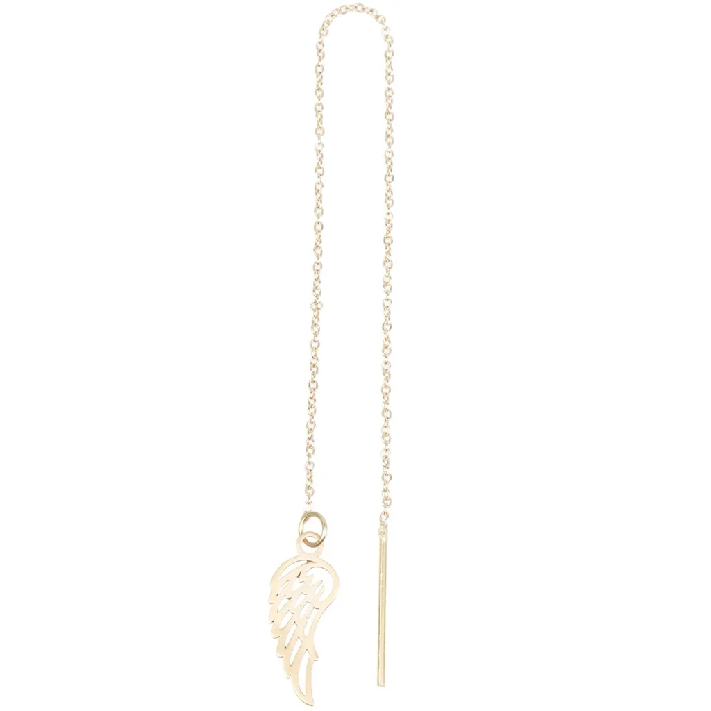 گوشواره طلا 18 عیار رزا مدل EGB02