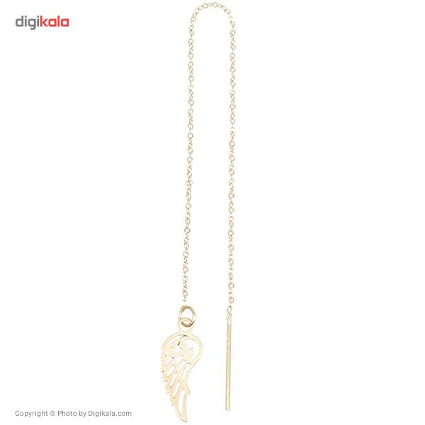 گوشواره طلا 18 عیار رزا مدل EGB02
