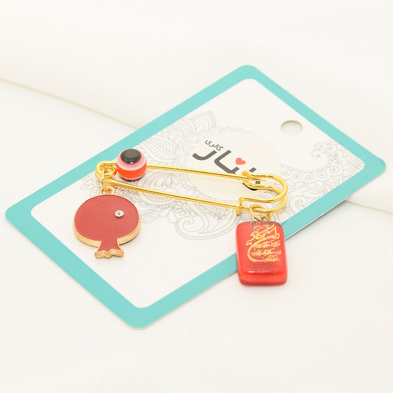 سنجاق سینه دخترانه دلنار گالری مدل انار و ان یکاد