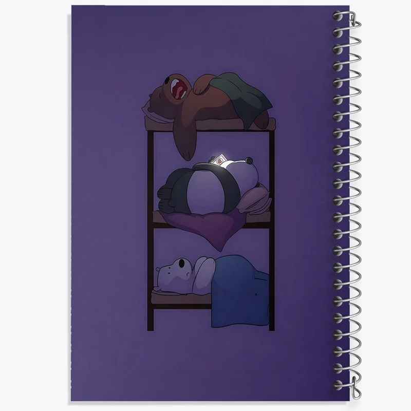 دفتر نقاشی 50 برگ خندالو طرح سه خرس کله پوک کد N4030