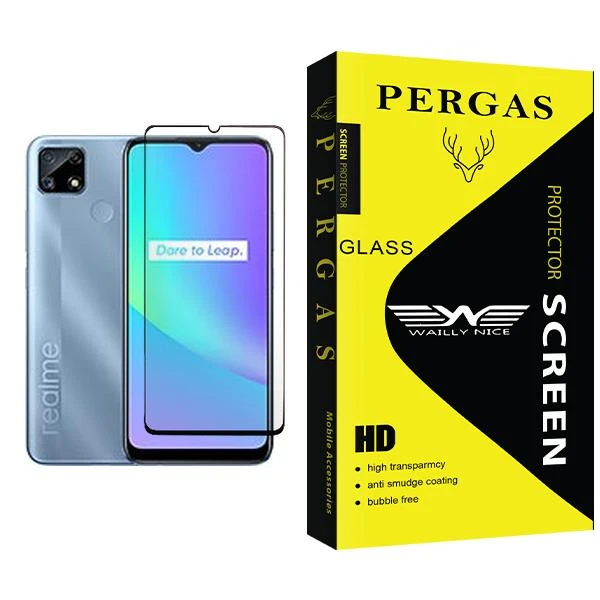 محافظ صفحه نمایش وایلی نایس مدل Pergas Glass MIX001 مناسب برای گوشی موبایل ریلمی C25