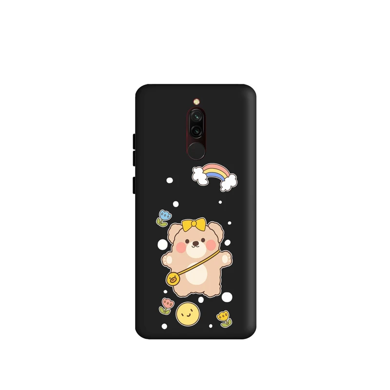 کاور طرح عروسک خرسی دختر کد m2674 مناسب برای گوشی موبایل شیائومی Redmi 8