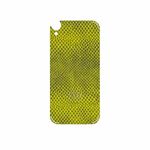 MAHOOT Yellow Snake Skin Cover Sticker for HTC Desire 820