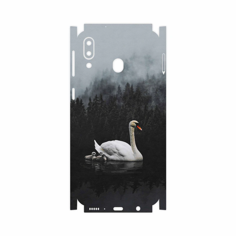 برچسب پوششی ماهوت مدل Swan Lake-FullSkin مناسب برای گوشی موبایل سامسونگ Galaxy M20