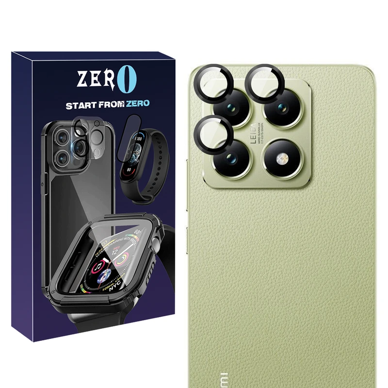 محافظ لنز دوربین زیرو مدل Ring Metal ZR مناسب برای گوشی موبایل شیائومی Mi 14T