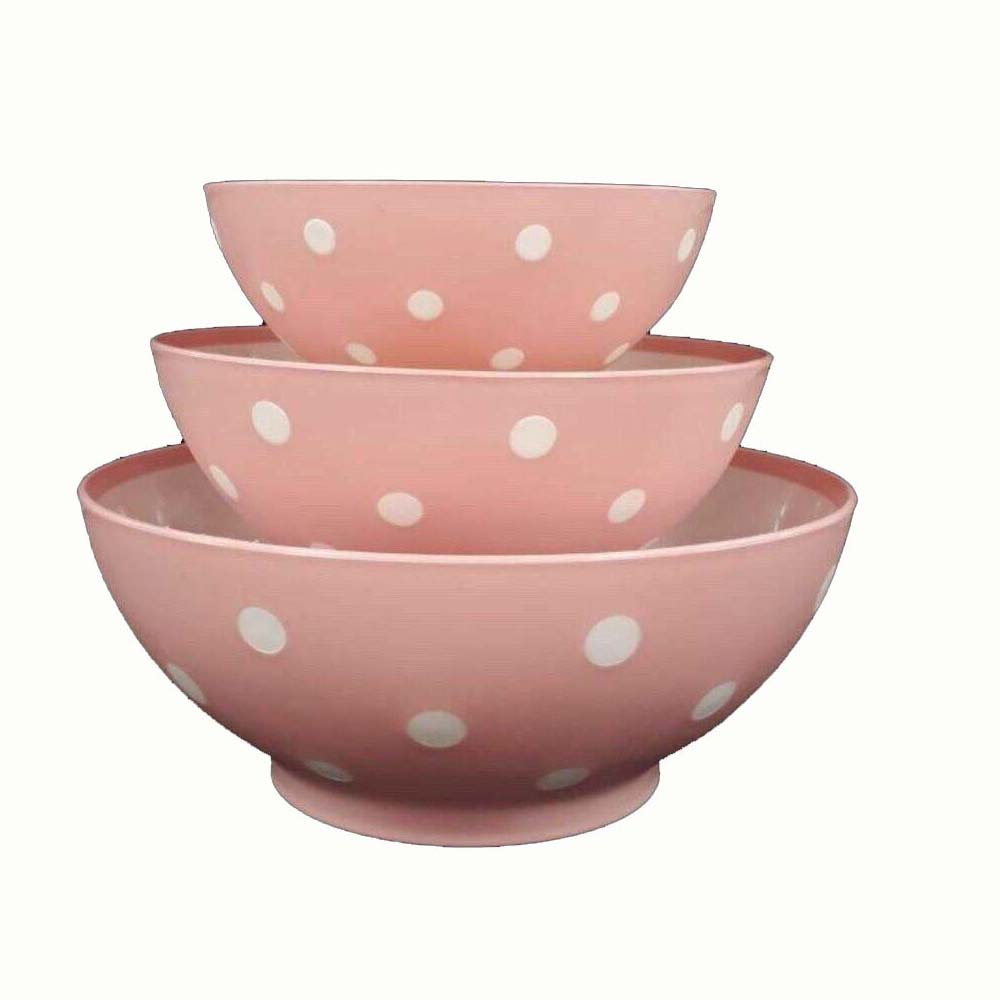 ظرف نگهدارنده مدل خالدار مجموعه 3 عددی