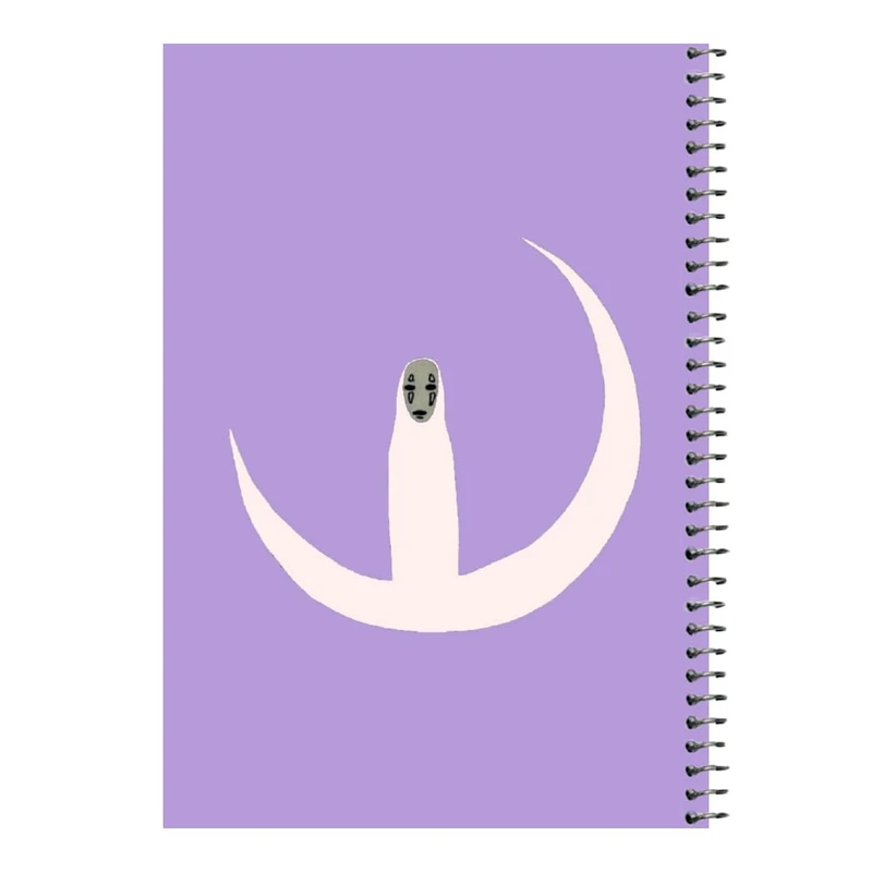 دفتر مشق 80 برگ اس جی مدل ماه و جادوگر   